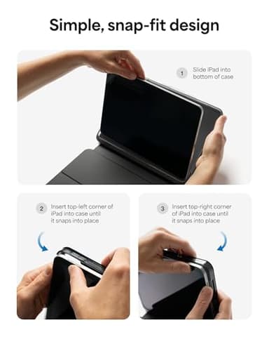 ZAGG Pro Keys 2 iPad Pro 13 (M4) Keyboard Case - Wireless Keyboard & Detachable Folio Case | Laptop-Style Backlit Keys, Multi-Pairing Bluetooth, 6.6 ft Drop Protection - Image 7