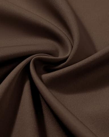 Lusead Brown Dress Shirts for Men Stretch Long Sleeve Formal Wrinkle Free Business Casual Button up Shirts for Dinner Party - Image 6