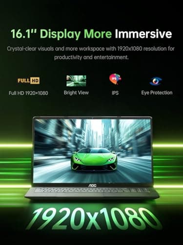 2025 AMD Laptop Computer with Ryzen 7 5700U (8C/16T, Up to 4.3GHz) Ryzen Laptop With Radeon RX Vega 8 Graphics Laptop 16GB RAM 512GB NVMe SSD, Win 11, 16.1 FHD Display, WiFi 6,53Wh Battery,HDMI,Webcam - Image 3