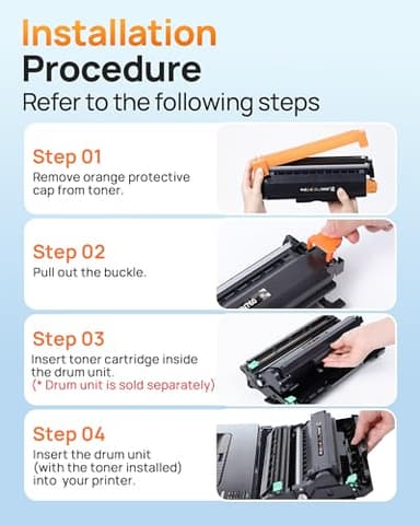 E-Z Ink Compatible TN760 Toner Cartridge Replacement for Brother TN760 TN 760 TN730 Compatible with DCP-L2550DW HL-L2350DW HLL2395DW HLL2390DW HL-L2370DW MFC-L2710DW MFC-L2750DW MFC-L2730DW (3 Black) - Image 6