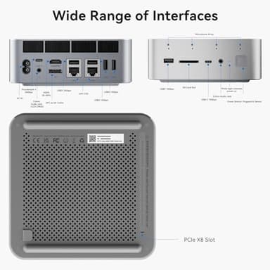 Beelink GTi13 Mini PC, Intel Core i9 13900HK (up to 5.4GHz) 14C/20T, Mini Computer 32GB DDR5 5200MHz 1TB PCIe4.0 SSD, Triple Display HDMI&DP/Thunderbolt 4/4K 60Hz/WiFi6/BT5.2/NPU/AI/Built-in PSU - Image 6
