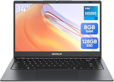 Laptop for Student, Home and Business, Quad-Core N5095 Processor, 2.9GHz, 8GB RAM, 128GB SSD, 1TB Expandable, 14 Inch Laptop Computer, WiFi 5, BT 5.0, USB 3.0 - Image 3