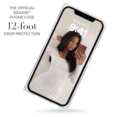 FLAUNT Official Square Protective Case - Compatible with iPhone 16 Pro - Compatible with MagSafe & Wireless Charging - Drop-Tested & Shockproof - (Blonde Tortoise Shell) - Image 2