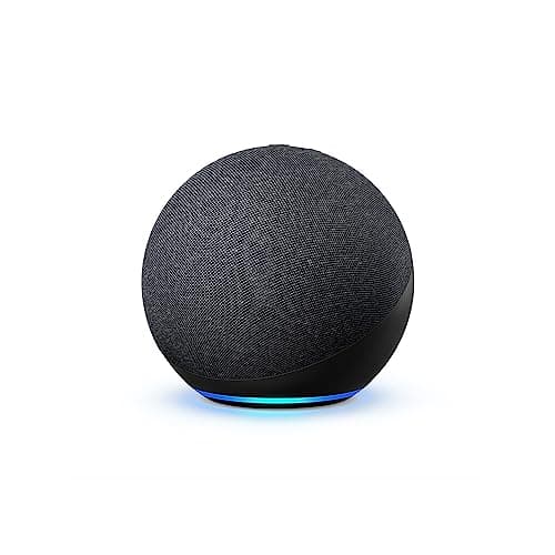 Amazon Echo (newest model), Alexa speaker with premium sound, Ideal for large bedrooms, living rooms and kitchens, Charcoal - Image 1