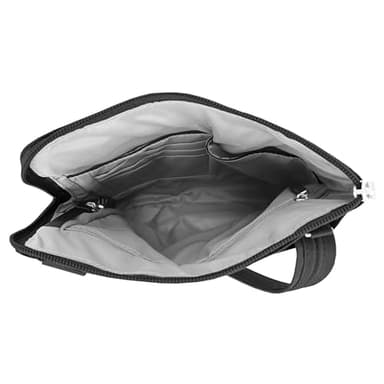 Travelon Anti-theft Classic Slim Double Zip Crossbody Bag, Black, One Size - Image 6