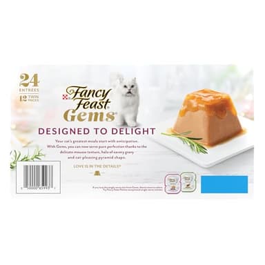 Fancy Feast Gems Pate Cat Food Mousse and a Halo of Savory Gravy Wet Cat Food Variety Pack - (Pack of 12) 4 oz. Boxes - Image 9