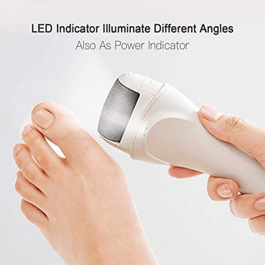 Electric Foot Callus Removers Rechargeable, Portable Electronic Foot File Pedicure Tools, Electric Callus Remover Kit, Professional Pedi Feet Care Perfect for Dead, Hard Cracked Dry Skin Ideal Gift - Image 6