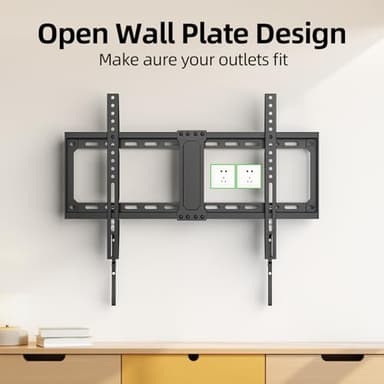 USX MOUNT TV Wall Mount,Low Profile TV Mount for Most 42-86 Inch Flat Screen Televisions,Max VESA 600x400mm Fixed Wall Mount Bracket Holds up to 132 lbs,Fits 16"/18"/24" Studs - Image 7