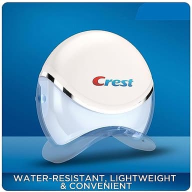 Crest 3D Whitestrips + LED Light – Teeth Whitening Kit, 1 Light + 10 Treatments, Each with 1 Upper/1Lower, 20 Strips – Crest 3DWhite Teeth Whitening Strips - Image 6