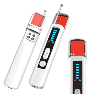 Hidden Camera Detectors, Portable Camera Detectors, Bug Detector Rf Wireless Signal Scanner, GPS Tracker Detector for Home, Hotel, Travel, Office, Bathroom, 6 Levels Sensitivity - Image 1