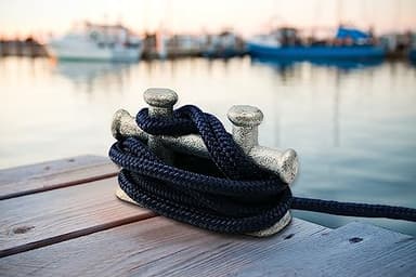 Young Marine 4 Pack 1/2” X 15’ Dock Lines Marine-Grade Double-Braided Nylon Dock Line with 12” Eyelet.Hi-Performance Boat Rope Mooring Rope Dock Line (4) - Image 5