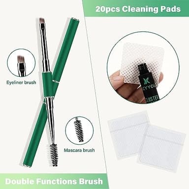 DIY Lash Extension Kit KEYYOU 300Pcs Individual Eyelash Extension Kit 50D 0.07C Curl 9-18MIX Lash Clusters Kit with Lash Glue Remover Applicator Easy to Use for Beginners(Kit-50D-0.07C,9-18MIX) - Image 6