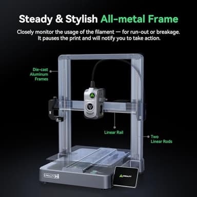 Creality Hi Combo (A) 3D Printer, Multi Color 3D Printer with CFS, 500mm/s High Speed Auto-Leveling Automatic Filament Reading Clog-Free Extruder 95% Pre-Assemble All-Metal Body 10.24×10.24×11.81inch - Image 9