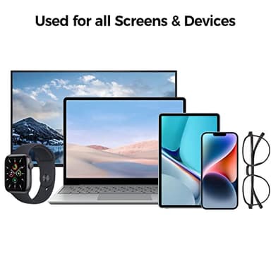 Phone Screen Cleaner Spray, JiaTeums Electronics Touchscreen Mist Cleaning Spray for Monitor Tablet TV Tesla OLED Screen Sunglasses - with Brush & Wipe Tool - 2 Pack, Grey Blue - Image 5