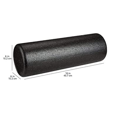 Amazon Basics High Density Foam Roller for Exercise and Recovery, 18 Inches, Black - Image 4