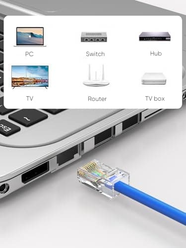 CableCreation Cat6 RJ45 Connectors, 100-PACK Cat6 RJ45 Ends, Ethernet Cable Crimp Connectors UTP Network Plug for Solid Wire and Standard Cable, Transparent - Image 7