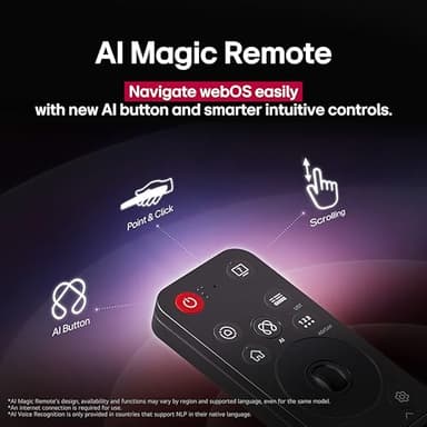LG 75-Inch Class QNED AI 4K QNED82A Series Smart TV w/AI Sound, HDR10, 4K Super Upscaling, Filmmaker Mode, Wow Orchestra, Alexa Built-in (75QNED82AUA, 2025) - Image 6