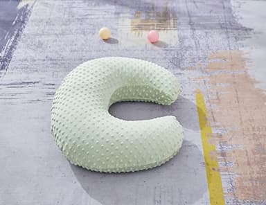 Baby Nursing Pillow and Body Positioner with Premium Slipcover for Breastfeeding for Baby Boys and Girls, Feeding Pillow with Breathable Comfortable Pillowcase (Green) - Image 6