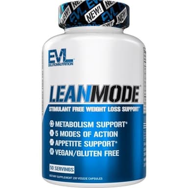 EVL Weight Loss Support Pills - Premium Multipurpose Appetite Metabolism and Fat Loss Support for Men and Women - LeanMode with Green Coffee Bean Extract CLA and Garcinia Cambogia - 50 Servings - Image 1
