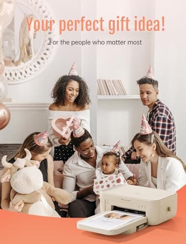 HPRT Photo Printer 4x6,+20 Sheets&1ribbon,Wi-Fi Wireless Instant Picture Printer for iPhone, Android, Smartphone, Thermal Dye-Sublimation, AR Video Printing,Portable Photo Printers for Home Use - Image 2