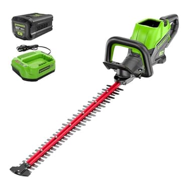 Greenworks 80V Cordless Hedge Trimmer, 26-Inch Brushless Motor, Lightweight Battery-Powered Trimmer with 2.0Ah Battery & 2A Charger Included – Quiet, Eco-Friendly Yard Tool for Professional & Home Use - Image 1
