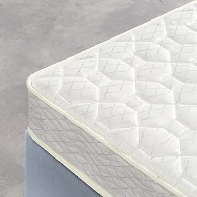 Best Price Mattress 8 Inch Tight Top Innerspring Hybrid Mattress - Comfort Foam Top with Bonnell Spring Base, Full White - Image 7