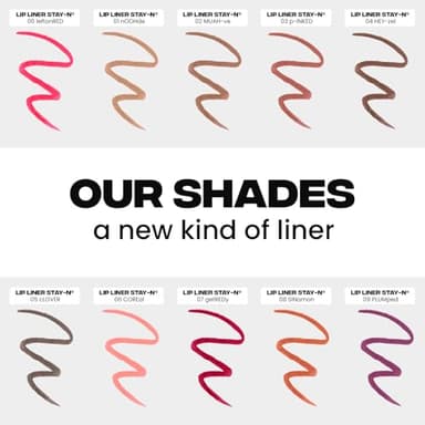 Sacheu Lip Liner STAY-N Peel Off Lip Stain — Long Lasting Matte Lip Tattoo Transfer Proof Lipstain Infused with Hyaluronic Acid & Vitamin E for All Skin Types — Vegan & Cruelty-Free, p-INKED - Image 8