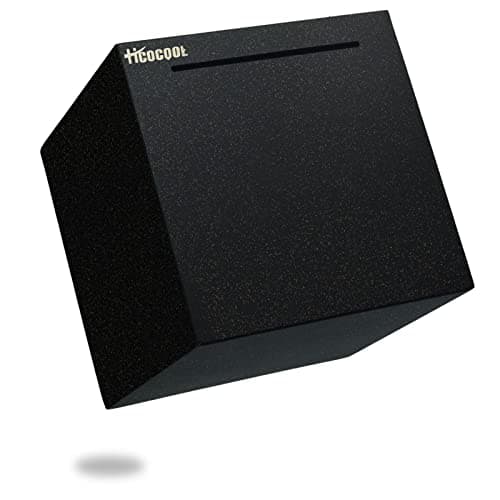 hicocool Stainless Steel Piggy Bank for Adults, Must Break to Open for Real Money, Unbreakable Metal Money Bank for Cash Saving(4.72 inch, Black) - Image 1