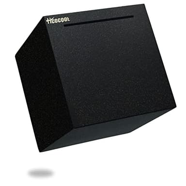 hicocool Stainless Steel Piggy Bank for Adults, Must Break to Open for Real Money, Unbreakable Metal Money Bank for Cash Saving(4.72 inch, Black) - Image 1