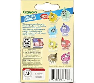 Crayola Crayons Limited Edition with 8 Retired Colors, 1 Box - Image 4