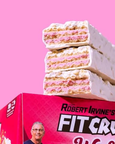 FITCRUNCH Wafer Protein Bars, Designed by Robert Irvine, 16g of Protein & 1g of Sugar (9 Bars, Raspberry Tart) - Image 6