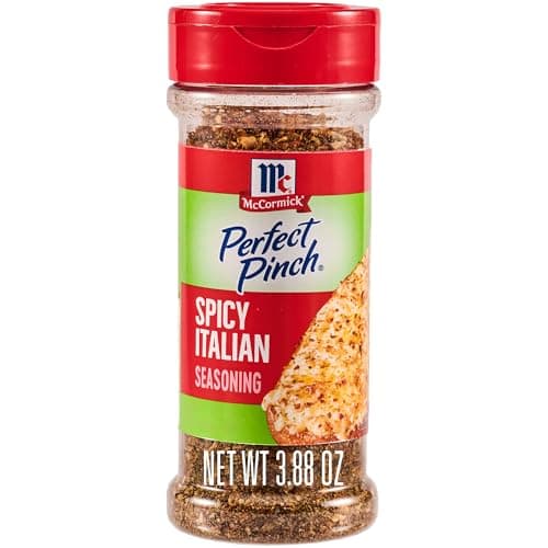 McCormick Perfect Pinch Seasoning, Spicy Italian, For Adding Italian Flavor with a Kick to Pizza, Pasta, Dressings & Sauces, 3.88 oz - Image 1