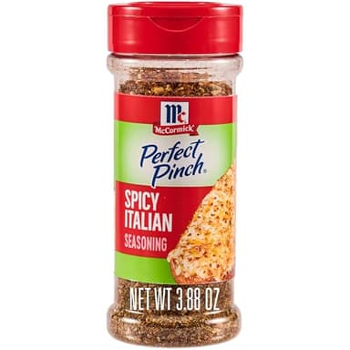 McCormick Perfect Pinch Seasoning, Spicy Italian, For Adding Italian Flavor with a Kick to Pizza, Pasta, Dressings & Sauces, 3.88 oz - Image 1