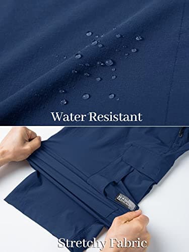 MAGCOMSEN Mens Long Shorts Long Cargo Shorts for Men Below Knee Mens Cargo Shorts Capri Shorts for Men Tactical Shorts Below Knee Shorts Men Royal Blue - Image 6
