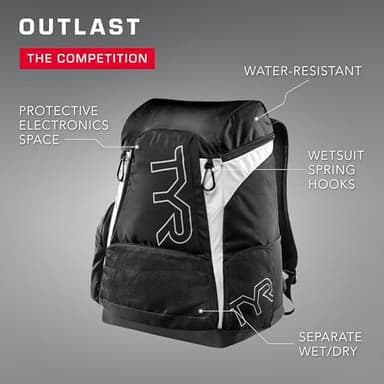 Alliance Backpack, 45L Capacity, Wet and Dry Compartments, Team Colors, Purple, 45 Liter - Image 6