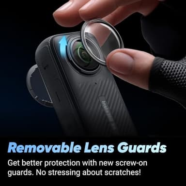 Insta360 X4 Motorcycle Bundle- 8K Waterproof 360 Action Camera, 4K Wide-Angle Video, Invisible Selfie Stick, Removable Lens Guards, 135 Min Battery Life, AI Editing, Stabilization, for Sports, Travel - Image 8