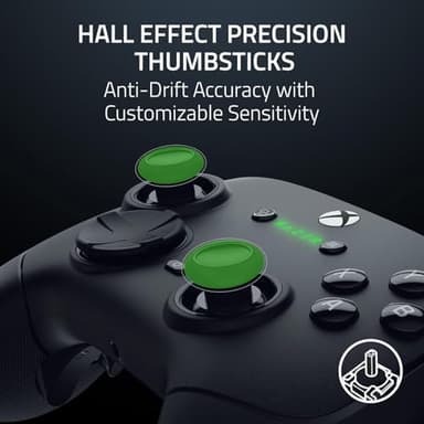 Razer Wolverine V3 Pro Wireless Gaming Controller: Licensed for Xbox Series X|S, Xbox One, Windows PC - 6 Remappable Buttons - Fast Triggers - Customizable Thumbsticks - Wired Tournament Mode - Black (Renewed) - Image 5
