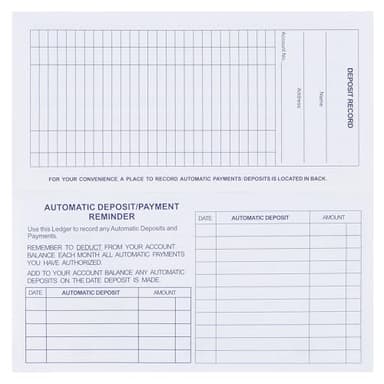 20 Pack Checkbook Register, Check Registers for Personal, Blank Ledger Transaction Registers for Personal or Business Bank, Check Register Book for Checking and Saving Account, Deposit and Credit Card - Image 4