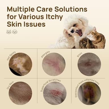 HICC PET Itch Relief Wipes for Dogs & Cats, Rapidly Relieves Itching, Soothes Hot Spots and Skin Irritations, Hypoallergenic Hot Spot Treatment Cleaning Wipes, Alleviate Dry Itchy Skin - 100 Count - Image 7