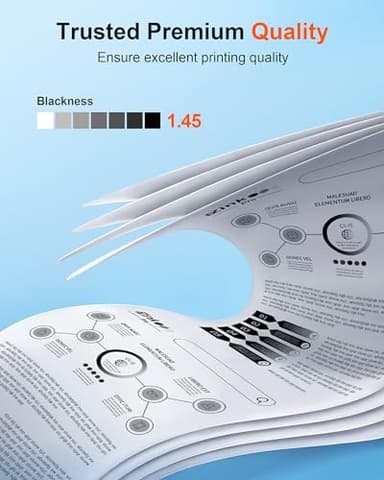 E-Z Ink Pro TN760 TN-760 TN730 TN-730 Toner Cartridge Replacement for Brother tn760 TN-760 to Use with HL-L2350DW HL-L2370DW HL-L2390DW HL-L2395DW MFC-L2710DW MFC-L2750DW Printer(4black) - Image 7