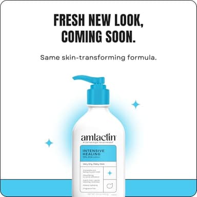 AmLactin Intensive Healing Body Lotion for Dry Skin, 14.1 oz Pump Bottle, 2-in-1 Exfoliator & Moisturizer with Ceramides & 15% Lactic Acid for Relief from Dry Skin (Packaging May Vary) - Image 2