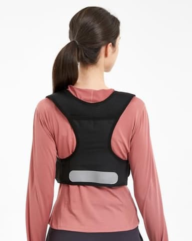 Zelvot Running Vest for Men Women, USA Original Patent, Adjustable Chest Straps Running Hydration Vest with 500ml Soft Flask, Lightweight Breathable Reflective Running Vest for Hiking - L/XL - Image 8