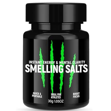 Potent Salts Wake Up for Athletes, Salts for Athletes in Hockey, Weightlifting and Powerlifting - Activate Before Smelling, Instant Energy, Enhanced Focus & Motivation-Black-30g-S1 - Image 1
