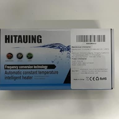 HiTauing Aquarium Heater, 500W Fish Tank Heater with LED Digital Display & 5 Safety Protection, Submersible Aquarium Heater with 2 Suction Cup and 8.2Ft Cord for 75-120 Gallon Fish Tank. - Image 13