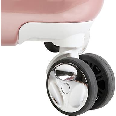 BEBE Women's Stella 21" Hardside Carry-on Spinner Luggage,Telescoping Handles, Rose Gold, One Size - Image 7