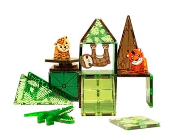 MAGNA-TILES Jungle Animals 25-Piece Magnetic Construction Set, The ORIGINAL Magnetic Building Brand - Image 7
