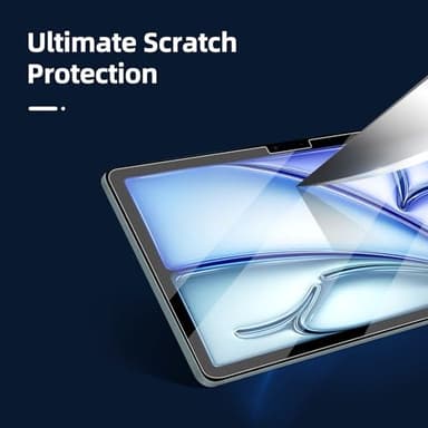 NEW'C 2 Pack Designed for iPad Air 2025 11 inches (M3), iPad Air 2024 11 inches (M2) Screen Protector Tempered Glass, Bubble Free, Ultra Resistant - Image 5