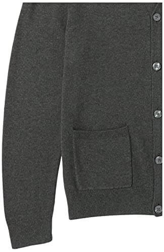 Amazon Essentials Men's Cotton Cardigan Sweater, Charcoal Heather, X-Large - Image 6