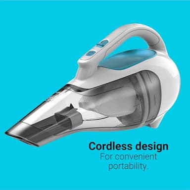 BLACK+DECKER dustbuster Cordless Handheld Vacuum, Portable Vacuum for Car and Home Rechargeable, Powerful Suction, Wide Mouth (HHVI315JO42) - Image 4