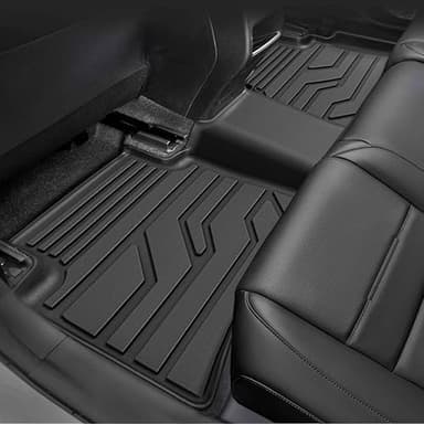 KARPAL Floor Mats for Honda CRV/CR-V 2023 2024 2025 2026 (Include Hybrid), All Weather Protection TPE Floor Liners Accessories Car Mats, Front & 2nd Row & Cargo Liner (Upper Position) - Image 5